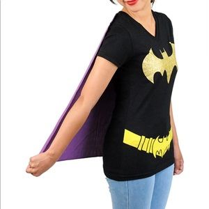 DC Comics Batman Caped TShirt Black Purple Size Juniors Small